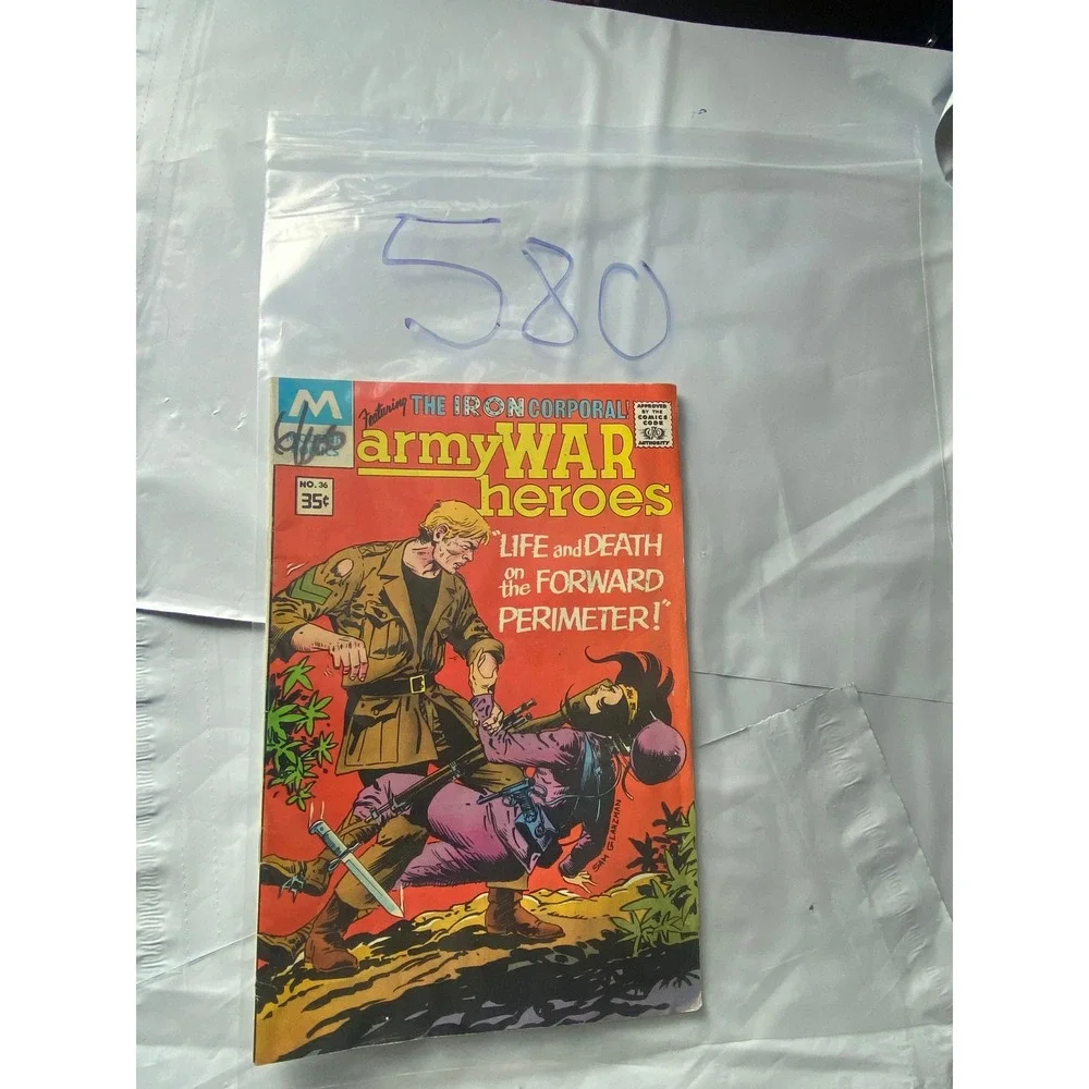 Army War Heroes Comic Book Issue‎ 36 Featuring The Iron Corporal